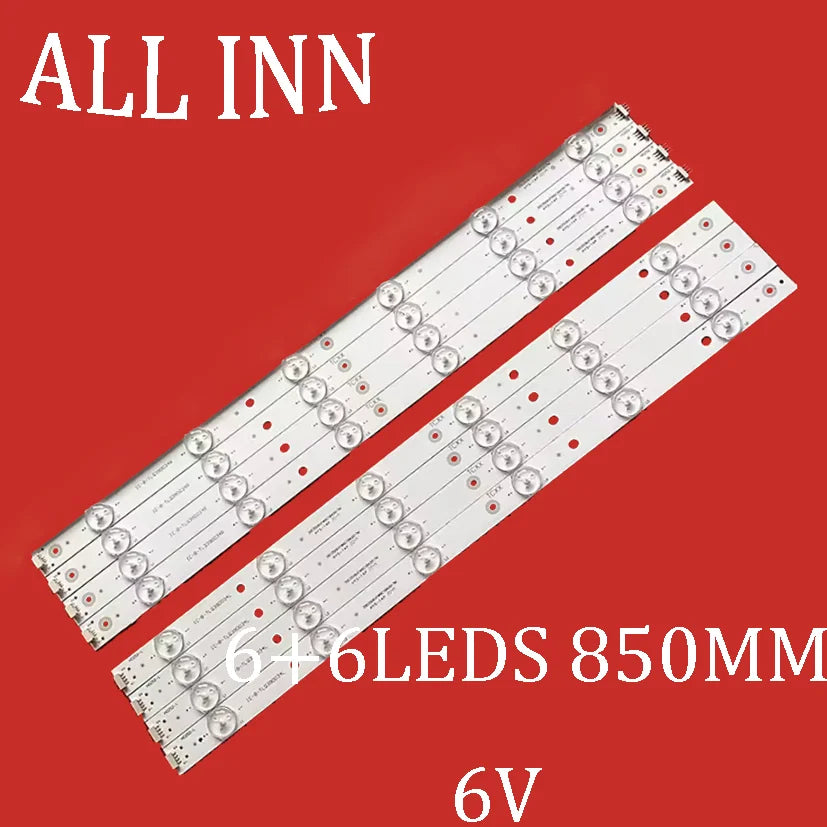 bande led rétro éclairage blanc moderne 850mm led intégrées connecteurs électriques