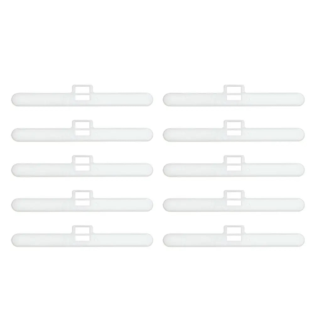 plaquettes rideau vertical blanc moderne clips remplacement suspension 127mm 89mm 10pièces