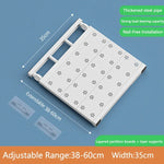 étagères modulables blanc perforations florales clips modernes sans vis clips fixation