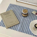 serviettes table carreaux rouge blanc bleu vintage classique utilitaires photo backdrop noël