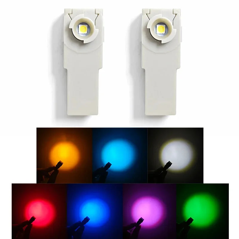 paire ampoules led blanches éclairage intérieur voiture connecteur boîte gants