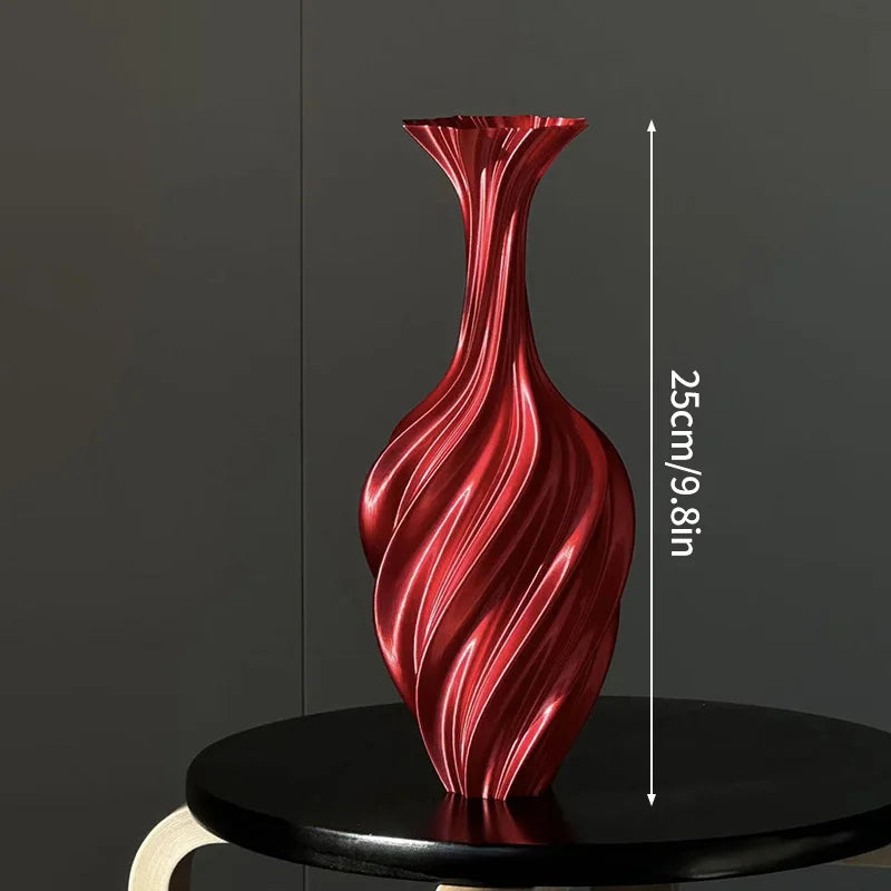 vase moderne décoration intérieure vase texturé noir fleurs artificielles calendrier cadre photo livres parfum