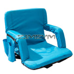 fauteuil pliable moderne gris tissu uni portable poches appui tête adjustableextérieurcamping