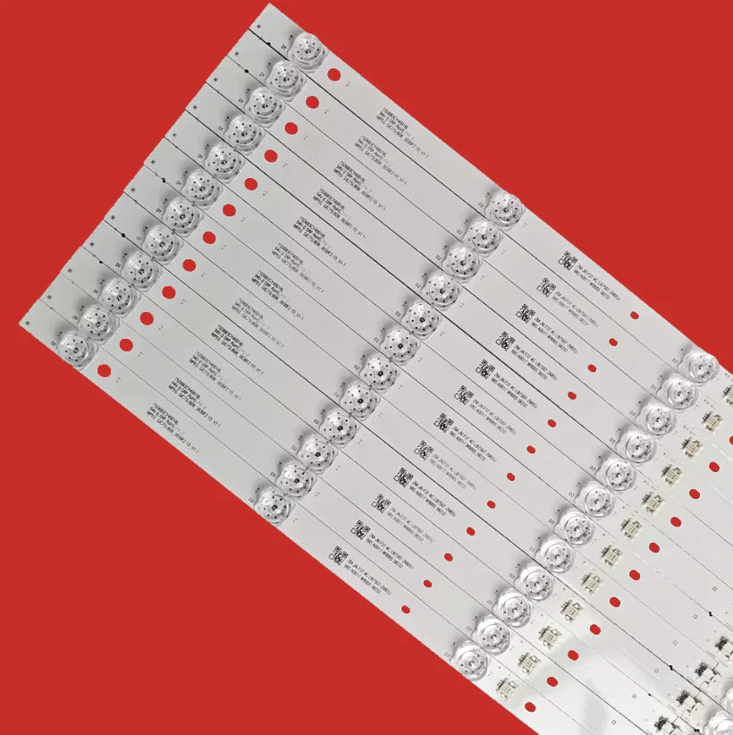 bande led rétro éclairage blanc circuits imprimés diodes led 6v électronique