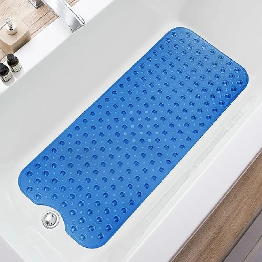 tapis bain moderne 39x16 pouces texture 200 bosses antidérapant transparent adhésif salle bain