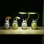 veilleuse table led totoro gris moderne rechargeable usb enfant chambre decor