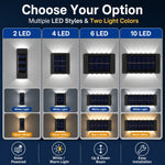 lampe murale solaire extérieure led up down 10 led moderne panneau solaire texturé murale