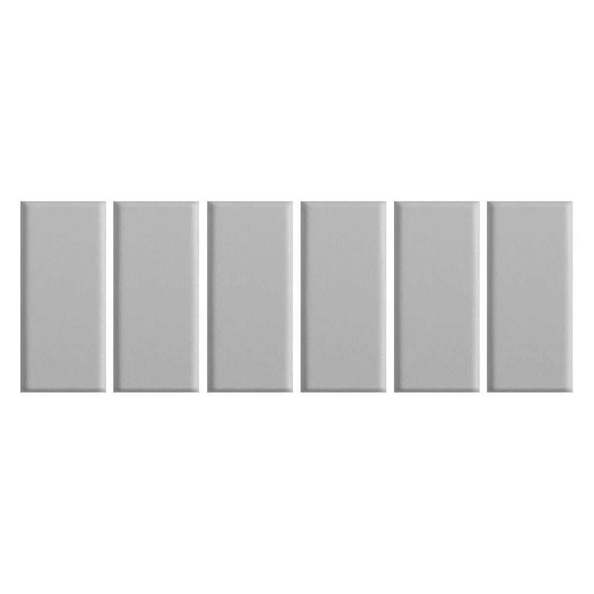 panneaux revêtement mural modernes minimaux gris clair blancs adhésifs faciles installer insonorisants anti choc