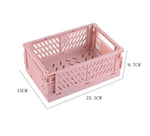 caisse pliable rangement jaune gris rose grille ventilation moderne respectueux environnement
