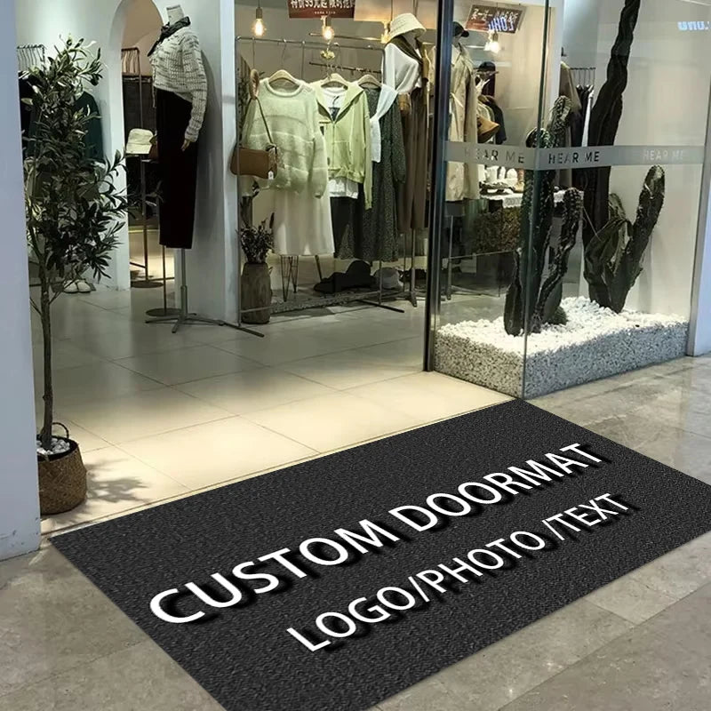 Paillasson personnalisé antidérapant pour entrée