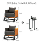 canapé moderne orange gris coussins structure métallique scandinave minimaliste canapé d'angle forme