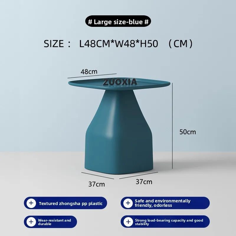 table d'appoint moderne plastique jaune vert gris rose bleu petite grande chambre moderne minimaliste