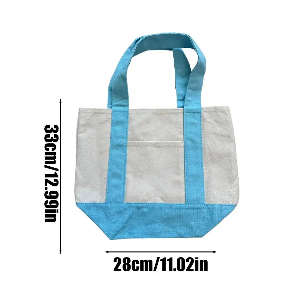 sac réutilisable polyestère blanc rose bleu vert pastel pochettes shopping étudiants camping