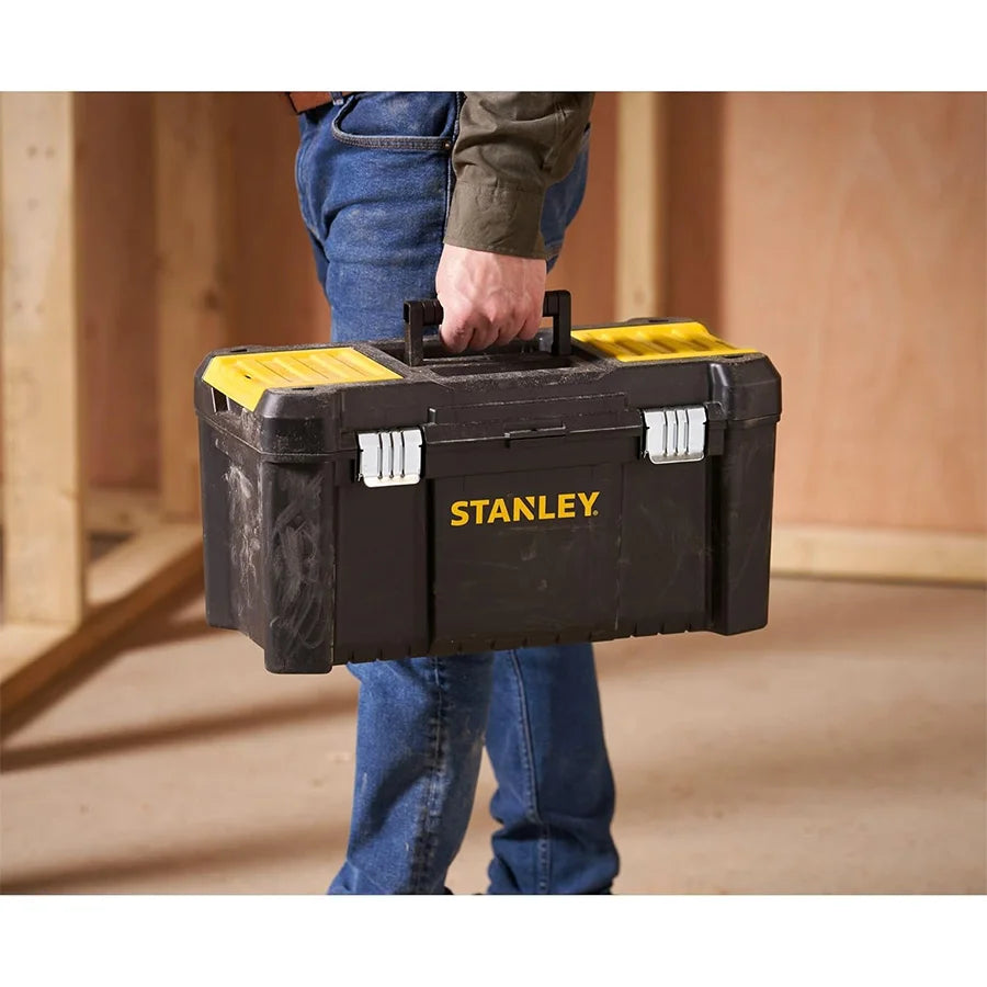 Mallette de transport outils jaune et noir