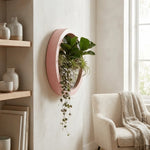 pots plante hydroponique mural noir blanc rose bleu moderne minimaliste fixation murale