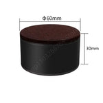 pieds lit hauteur ajustable marron noir tissu moelleux adhésif moderne élévateur antidérapant métal fer