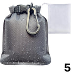 sac étanche voyage noir blanc vert hexagon texture tissée moderne boucle cordon