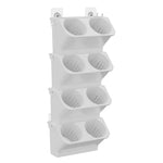 jardinière murale verticale pots suspendus auto arrosage moderne blanc vertclair vertfoncé minimaliste