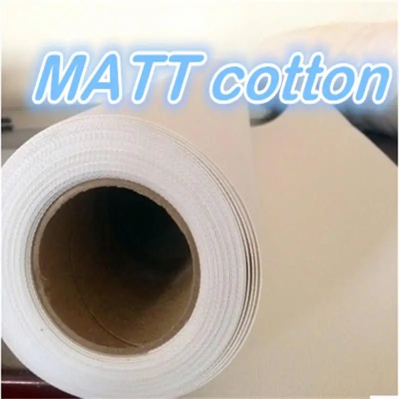 toile coton blanc classique étanche imprimante jet encre 18m 30m carton