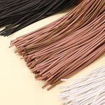 franges simili cuir noires blanches modernes vêtements textiles maison DIY decoration