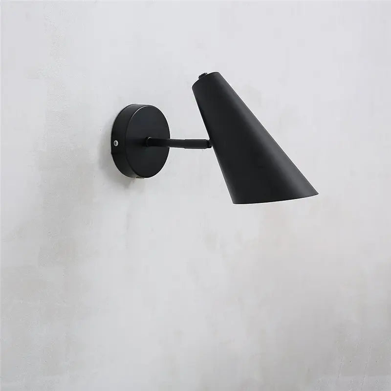 lampe murale conique or moderne interrupteur chaîne éclairage quotidien fixée mur opaque 220v 110v
