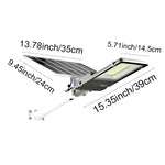 lampes solaires modernes panneaux solaires noirs led blanches autonomes contrôles distants