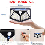 lampe solaire murale noire quadrillée moderne détecteur mouvement ip44 abs ledextérieur sécuritésolarvis tactile