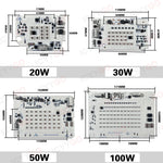 projecteur extérieur led 5050 blanc haute luminosité 10w 20w 50w 100w