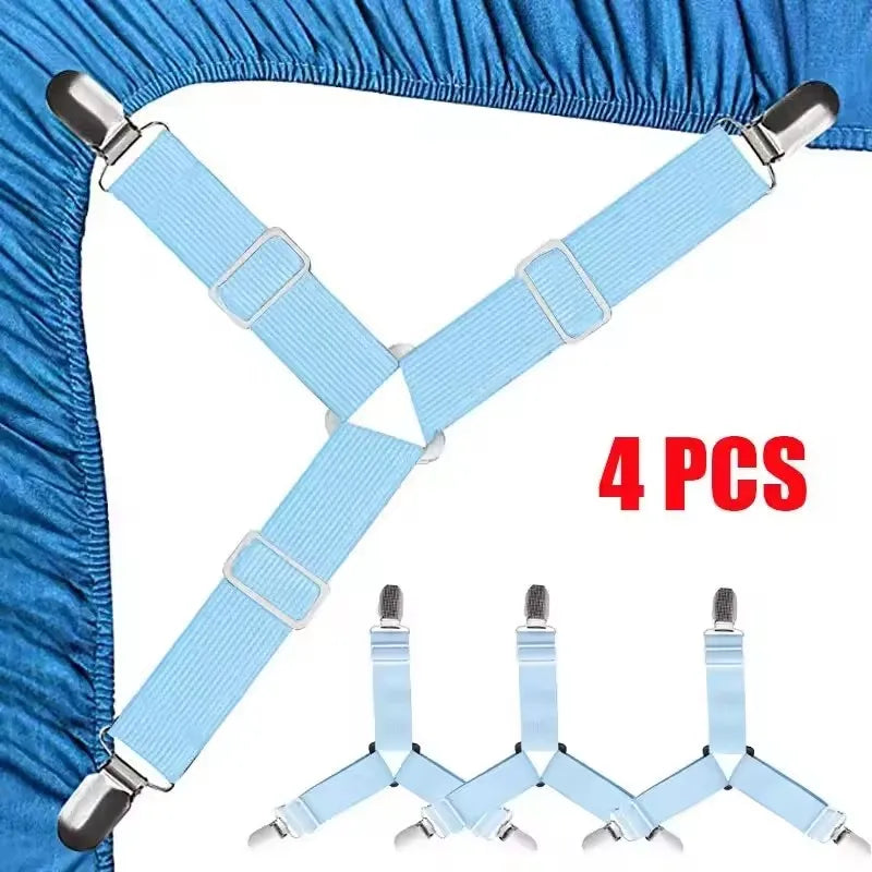 attaches drap lit clips métalliques noir blanc bleu utilitaires fonctionnels étirables répartiteurs chargecoration
