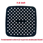 grilles cuisson friteuse air perforées rouge noir modernes clips fixation cuisine