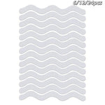bandes antidérapantes autocollantes transparentes douche baignoire escalier sol sécurité maison motif rayures