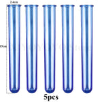 vases tubes essai transparent blanc bleu violet orange decoration maison hydroponie plantes fabrication minimaliste