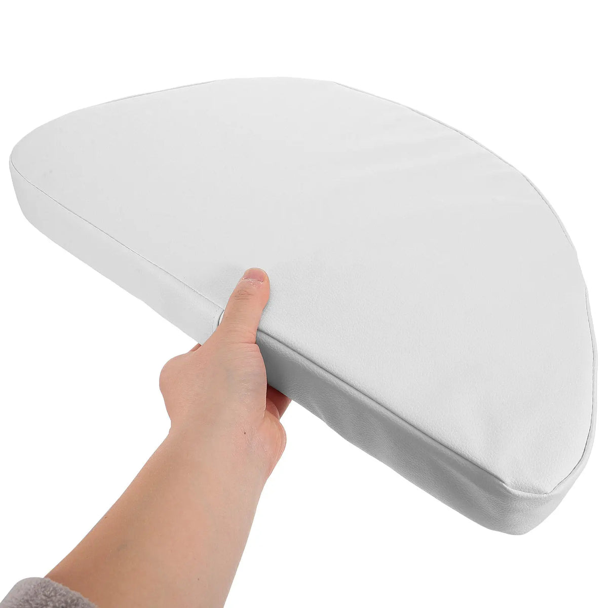 coussin massage tête blanc anti affaissement face pillow ergonomique salon beauté