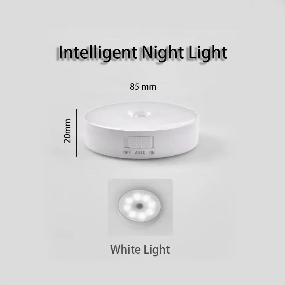 veilleuse lampe nuit led charge type mouvement blanc moderne sans fixation opacité automatique chambre