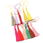 pompons multicolores texturés franges 12cm 5cm longueur traditionnels décoratifs 10pcs