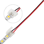 connecteurs led bande broches blanc rouge noir 8mm 10mm adhésifs modernes 20 pièces