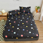 Motif galaxie étoilé en gros plan