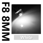 diode led 8mm chapeau paille rouge bleu jaune vert rose blanc chaud décoration