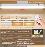 lampe led rechargeable moderne commande distance blanc grille perforations adhésif