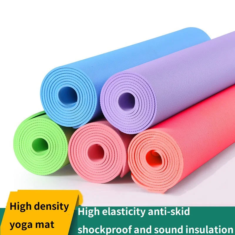tapis yoga rose texture points épais 35mm moderne pvc antidérapant sport yoga