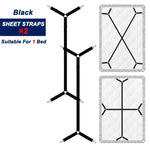 supports drap blancs modernes clips anti dérapants 500 pièces lit familial sécurité maison