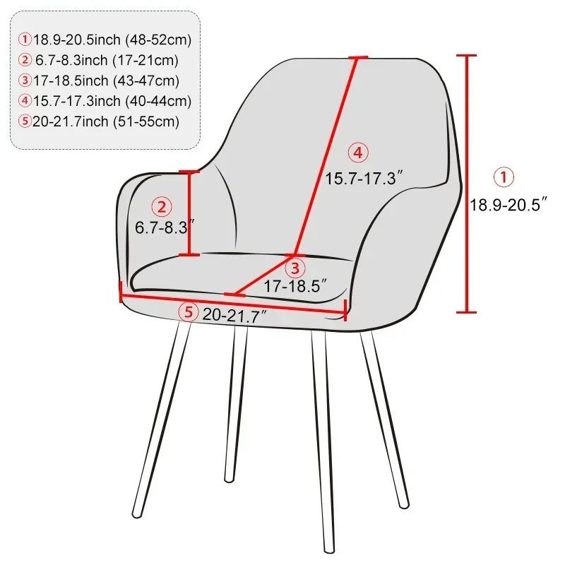 chaise moderne couverture tissu carreaux beige clair protection polyester elasthanne