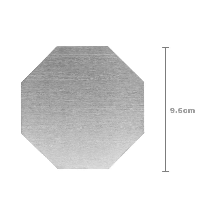 coasters acier inoxydable anti chauffe étanches or gris noir moderne
