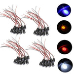 ampoules led 12v câbles noirs rouges 20mm 10mm jardin moderne 100000h