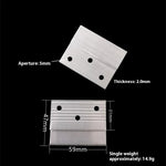 supports murals argentés modernes clips vis tasseaux fixation suspension tableaux miroirs minimalistes