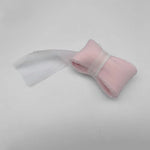 rubans coton blanc rose clair beige vert clair gris violet texture ondulée simple délicat