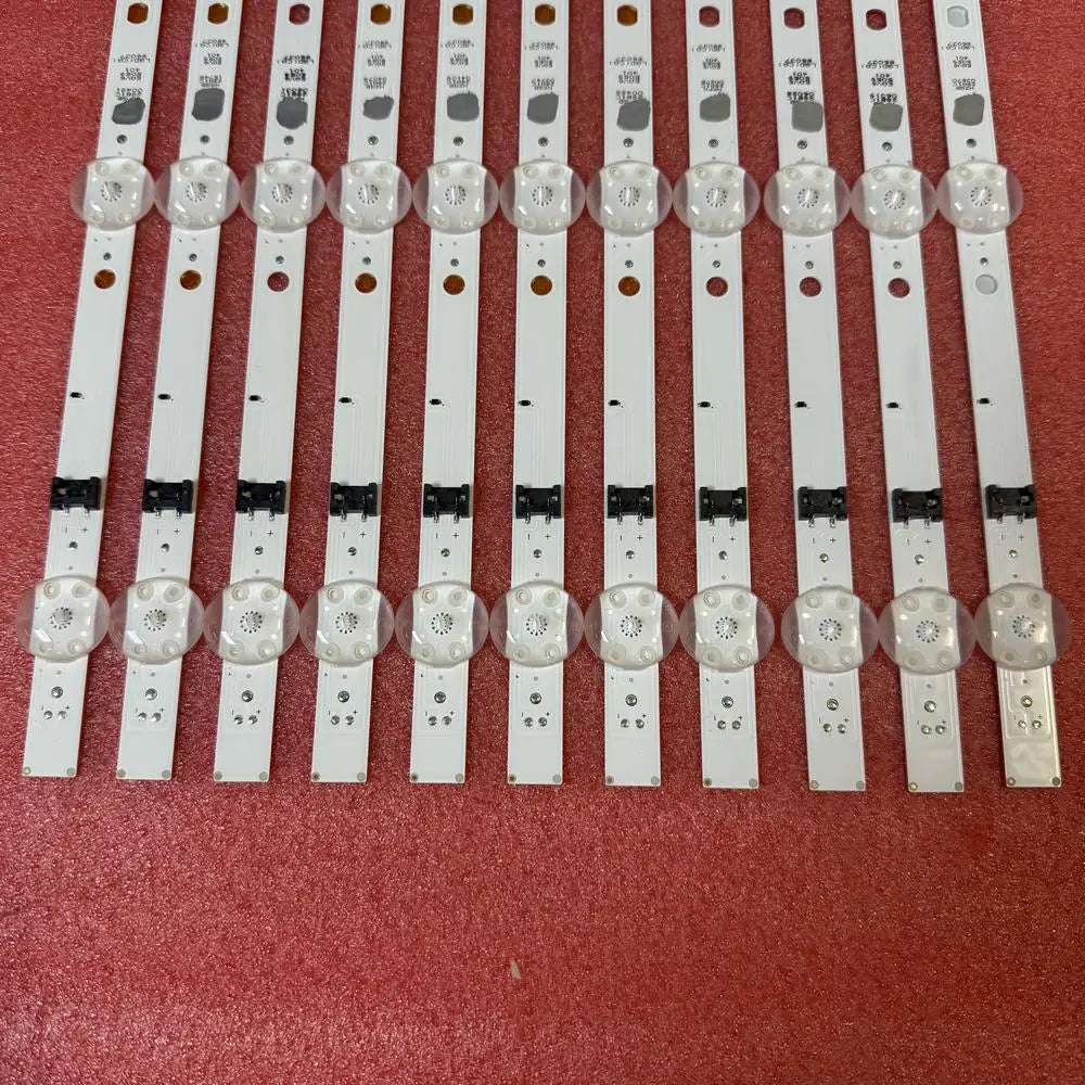 bandes lumineuses led adhésives rondelles translucides points noirs moderne blanc certifiées cem rohs ul