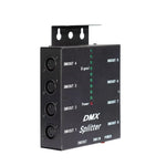 splitter dmx xlr noir prises dmx out prise dmx in contrôleur rvb