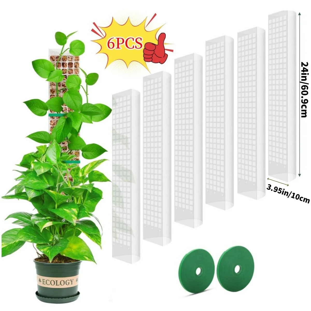support croissance plantes vertes moderne adhésif pliante pot éco compatibleintérieurextérieur