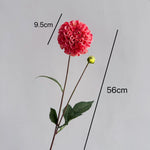 bouquet dahlias artificiels rose blanc rouge violet orange détaillés intérieur mariage festiveDecoration